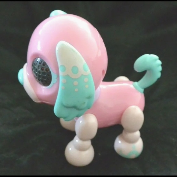Zoomer Zupps Tiny Pups Spaniel Bubblegum Interactive Puppy Lights Sounds Sensors - Picture 3 of 16